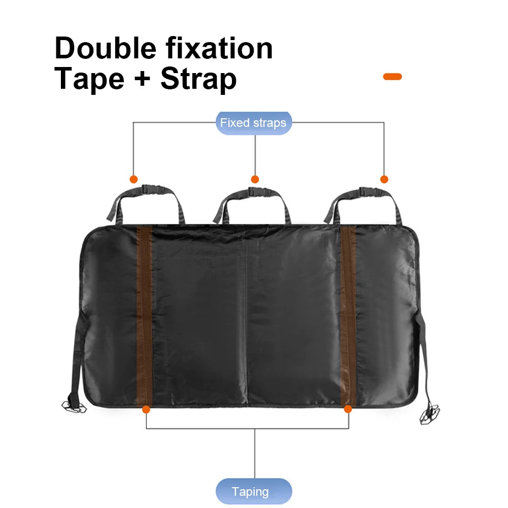 Car Trunk Storage Bag Adjustable Multi-Pocket Backseat Organizer Universal Car Backseat Hanging Organizer Bag Car Accessories