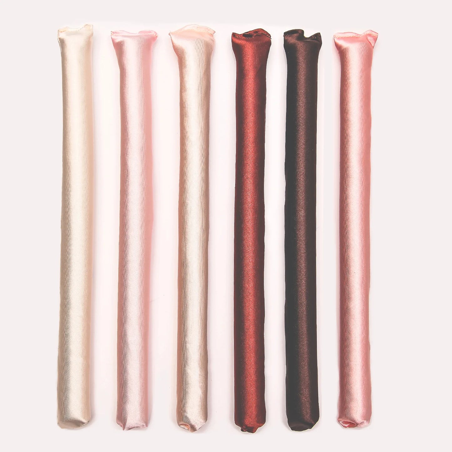 6pcs Heatless Hair Curler No Heat Hair Rollers Soft Curling Rod Headband Sleeping Curls with Wrap Flexi Rods Hair Styling Tools