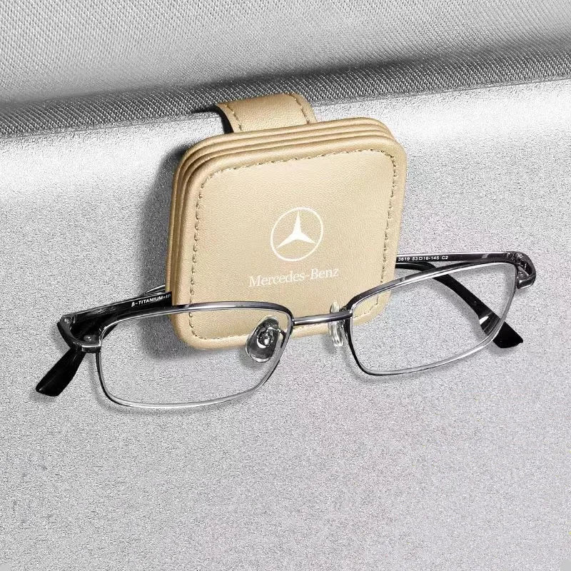 Car Interior Sun Visor Eyeglasses Holder Sunglasses Clip For Mercedes Benz W222 W203 W206 W220 W205 W211 W212 W201 W210 W108 GLC