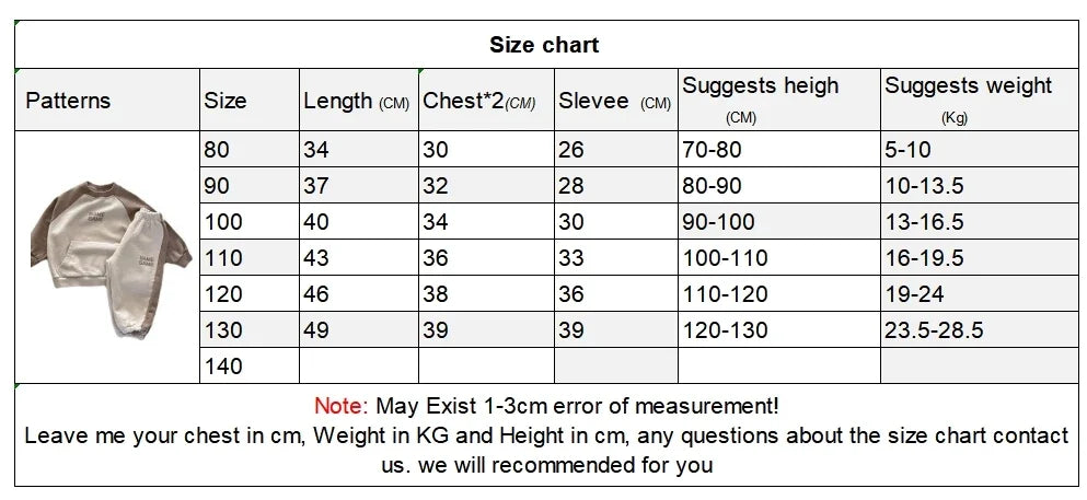 Children Clothing Set 2024 Autumn New Boys Patchwork Suit 2Pcs Casual Sweatshirt + Pants Baby Girls Leisure Sportswear Tracksuit