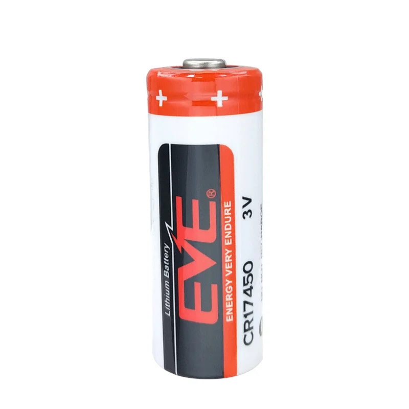 Original EVE CR17450 3V 2400mah Li-MnO2 Lithium Batteries For Intelligent Water Meter Smoke And Fire Detection Alarm GPS Locator